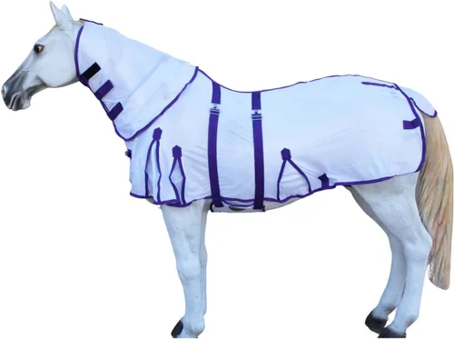 Miniatura 10 de CHALLENGER 60" Caballo Luz Verano Primavera Flujo de Aire Malla Cuello 73152