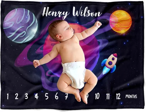 Miniatura 10 de Manta de bebé de avión personalizada, manta de bebé con nombre, manta de bebé con nombre, manta de bebé niño, manta de bebé con monograma, manta