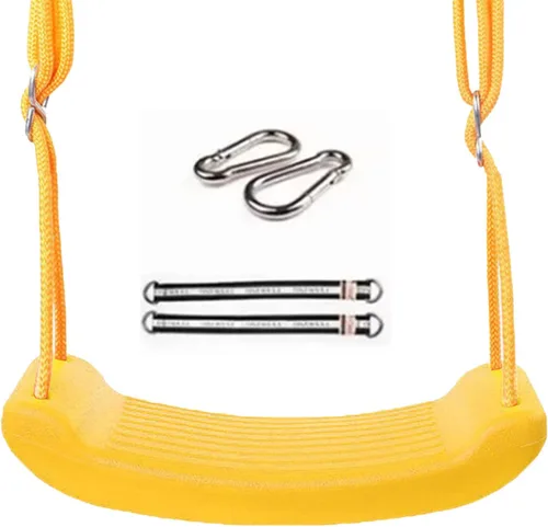Miniatura 10 de Asiento de columpio para niños, ligero, juego de columpios para exteriores con cuerdas, cómoda silla columpio para niños, para uso en el patio Azul