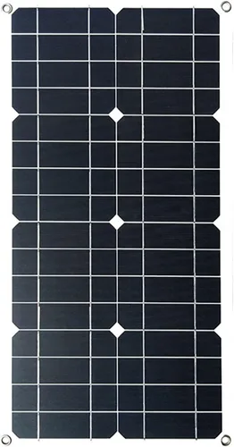 Miniatura 9 de Generador solar de 24 W, panel solar portátil de 5 V/1.7 A, cargador de energía monocristalino USB de módulo fotovoltaico monocristalino, panel Con