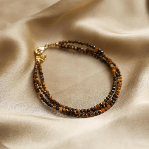 Miniatura 63 de Gempires Natural Multi Strand Beaded Bracelets Lightweight Handmade Gemstone Jewelry Hypoallergenic 8 Inch Gold Plated Stylish Everyday Wear Jewelry