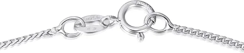Miniatura 3 de CHOW SANG SANG Collar de cadena de oro macizo blanco de 18 quilates para mujer 88642N Metal no conocido