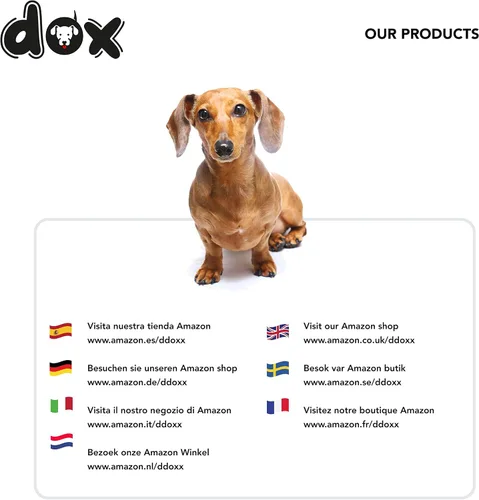 Miniatura 5 de DDOXX Collar de nailon para perro, collares fuertes y ajustables para perros, collar de perro con diseño de arándanos, mediano (morado)