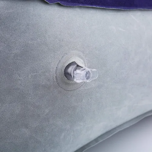 Miniatura 8 de Alvinlite Almohadas inflables de viaje para reposapiés, de PVC sin frijoles, almohadilla inflable perfecta para viajes, accesorios de viaje