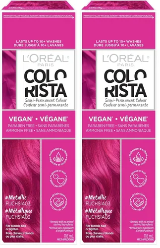 Miniatura 26 de L'Oréal Paris Color de Cabello Colorista Semipermanente para Cabello Rubio Claro o Decolorado, Verde Lima