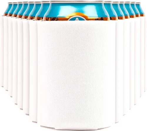 Miniatura 19 de Fundas enfriadoras de latas de cerveza en blanco (paquete de 14) fundas enfriadoras de latas de cerveza con aislamiento suave - Fundas negras lisas