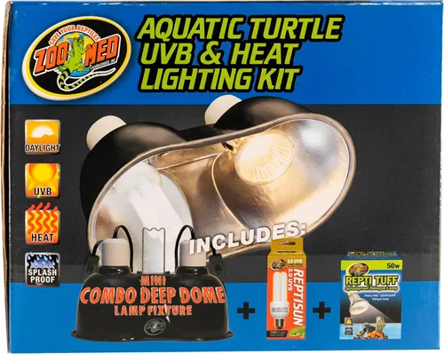 Miniatura 4 de Zoo Med, juego de rayo de calor y UVB para tortuga acuática