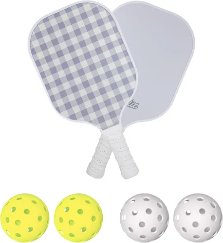 Sonix | Aprobado por USAPA | Juego de 2 palas de pickleball | Juego de pickleball de superficie de fibra de vidrio con 2 raquetas, 4 bolas y bolsa