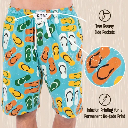 Miniatura 120 de Lazy One - Pantalones cortos de pijama para hombre, ropa de dormir