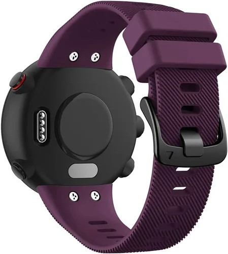 Miniatura 16 de REYDA Correa de silicona compatible con Garmin Swim 2/Forerunner 45, suave, flexible, transpirable, correa de reloj de silicona deportiva
