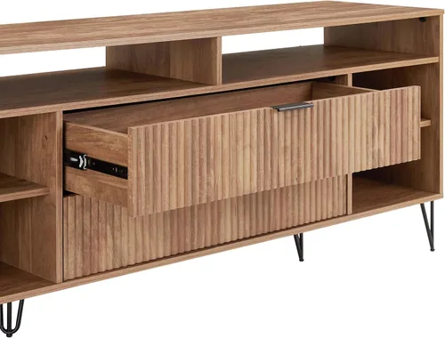 Miniatura 6 de Manhattan Comfort Dumbo - Soporte de TV moderno de mediados de siglo para televisores de hasta 60 pulgadas, centro de entretenimiento en casa