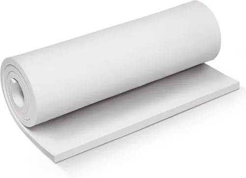 Miniatura 11 de Hoja de espuma EVA blanca en rollo, espuma EVA premium de 6 mm de grosor, 49" x 13.9", alta densidad 86 kg/m3 para disfraz de Halloween, Blanco