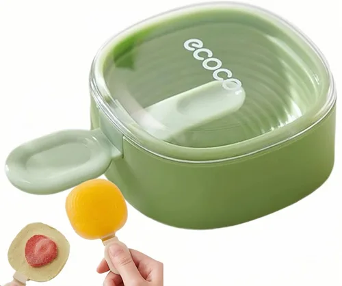 Miniatura 11 de Juego de moldes para paletas con palillos, 1 a 2 piezas, moldes de silicona para hacer helados, moldes para helados, accesorios de cocina, fácil