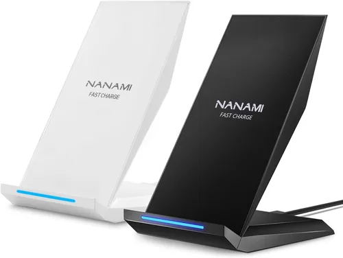 Miniatura 11 de Cargador inalámbrico rápido, [2 unidades] Soporte de carga inalámbrico certificado NANAMI Qi compatible con iPhone 17/17 Air/17 Pro/17 Pro