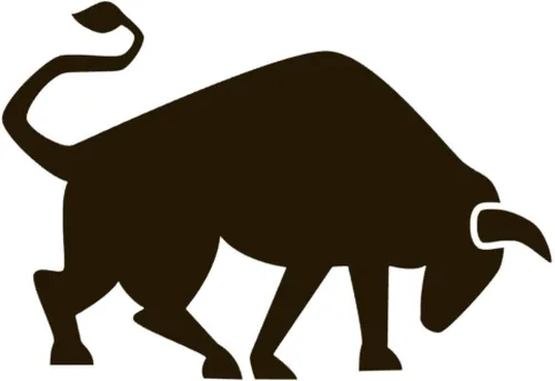 American Bull - Y0006 - Calcomanías de vinilo (paquete de 2) para ventana de automóvil, laptop, teléfono (3 x 2 pulgadas, negro)