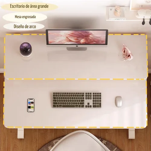 Miniatura 4 de Escritorio rodante para computadora, escritorios pequeños de 31.5 pulgadas para espacios pequeños, escritorio portátil para computadora pequeña