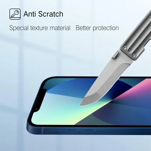 Miniatura 4 de PERFECTSIGHT Protector de pantalla compatible con iPhone 14 Plus, iPhone 13 Pro Max de 6.7 pulgadas, paquete de 2 fundas de vidrio templado