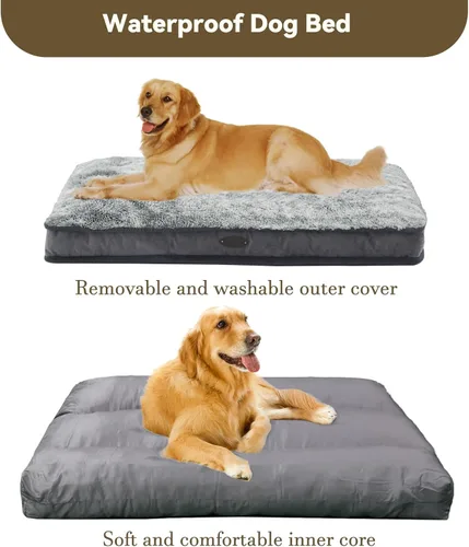 Miniatura 2 de Cama para perros medianos y pequeños, cama de lujo para perros de felpa, cómoda almohadilla para perrera, tapete para dormir para mascotas