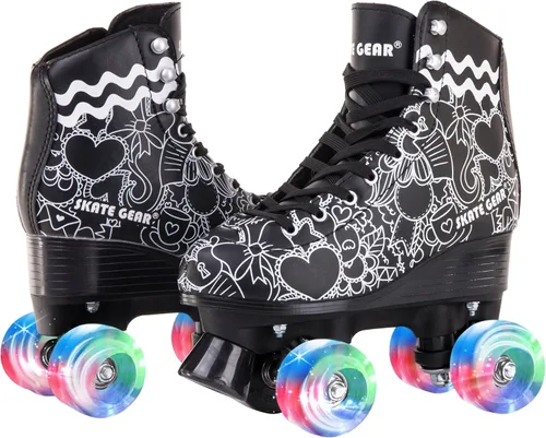 Miniatura 14 de Skate Gear Patines de Ruedas Retro de Diseño Cuádruple