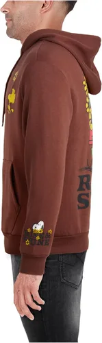 Miniatura 2 de Peanuts Mens Snoopy Sweatshirt - Vintage Snoopy and Woodstock Pullover Hoodie