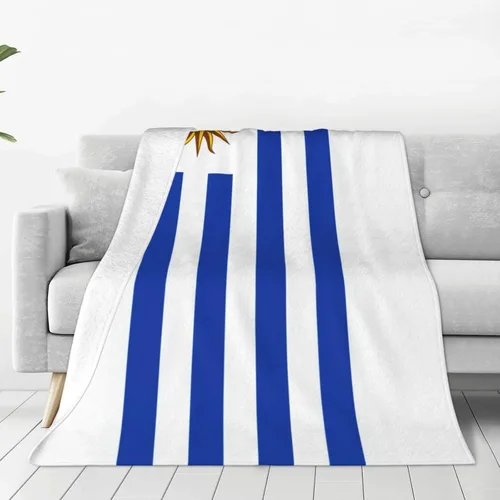 Miniatura 10 de Bonita manta de bandera de Costa Rica súper suave de 60 x 50 pulgadas para cama, sofá, silla, campamento, sala de estar y oficina Bandera de Costa