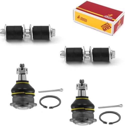 Miniatura 125 de Metrix Premium Chassis Parts - Juego de 4 piezas de articulación de rótula superior y barra estabilizadora delantera para Ford Ranger RWD 1998-2011
