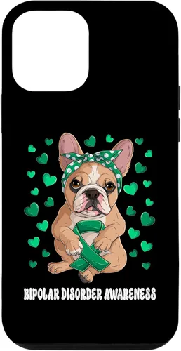 Miniatura 12 de Funda de concientización sobre el trastorno bipolar del guerrero superviviente de la cinta verde para iPhone 13 Pro