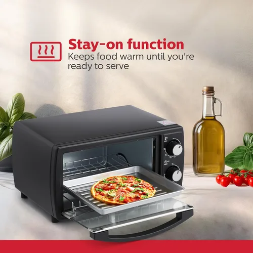 Miniatura 4 de Holstein Housewares Horno Tostador de Mostrador de 4 Rebanadas con Temporizador de 60 Minutos Incluye Bandeja y Rejilla de Alambre, Perfecto