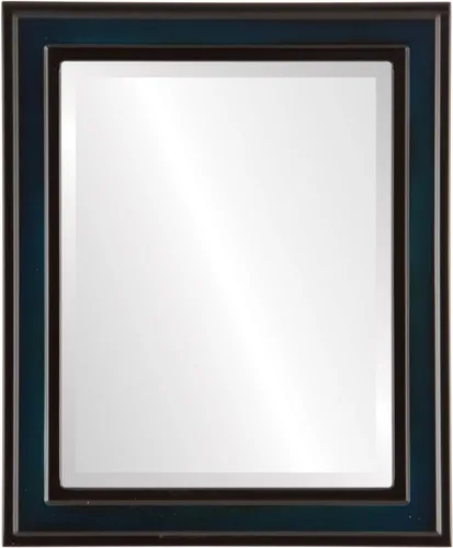 Miniatura 19 de OVALCREST Espejo de pared biselado rectangular para decoración del hogar, estilo Wright - Oro champán - Dimensiones exteriores de 16 x 20 pulgadas