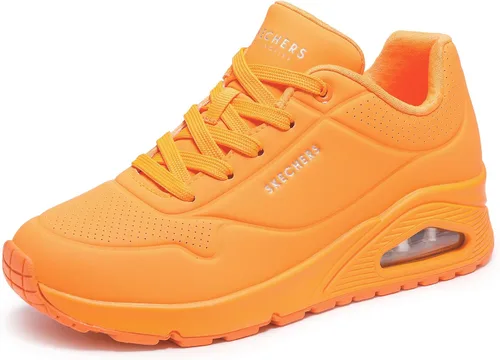 Skechers Uno - Night Shades Zapatos deportivos para mujer, tenis con espuma viscoelástica refrescante, entresuela Skech-Air y empeine de Durabuck