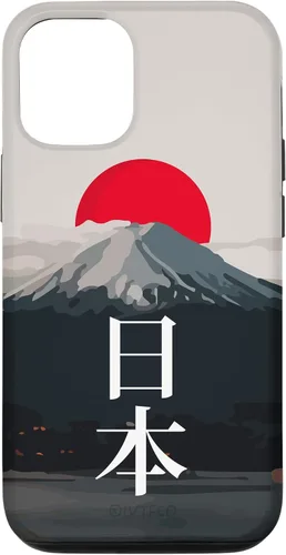 Miniatura 25 de Funda para iPhone 13 Pro Max Mt Fuji (Fujisan), Rising Sun y Kanji japonés