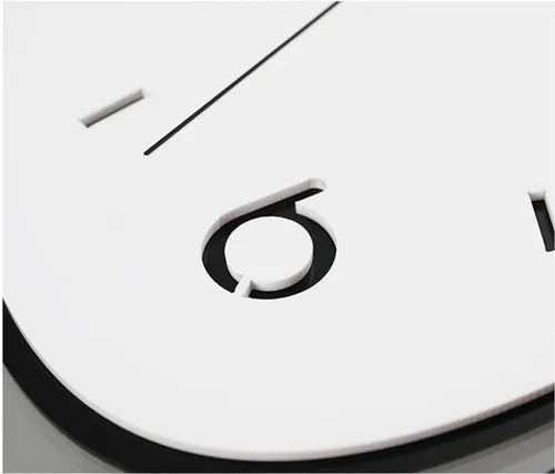 Miniatura 3 de Reloj de pared de péndulo moderno, con forma de ojo 3D, reloj de pared de péndulo moderno con forma de ojo en 3D, decoración artística (ojo 3D)