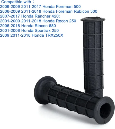 Miniatura 5 de 2 empuñaduras antideslizantes de goma suave 53165-HP5-600 compatibles con Honda Recon Rancher Foreman Rubicon Rincon 2001-2019