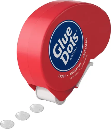 Miniatura 2 de Glue Dots, Craft Dots Dot N' Go - Dispensador de doble cara, 3/8 pulgadas, 0.38 pulgadas, 200 puntos, cinta adhesiva para manualidades, puntos