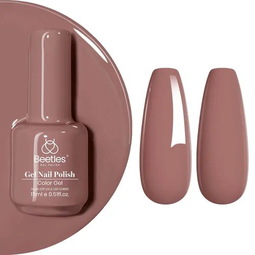 Miniatura 185 de Beetles - Esmalte de uñas de gel verde luminoso que brilla en la oscuridad, esmalte de uñas de gel que se absorbe con lámpara LED UV, arte de uñas