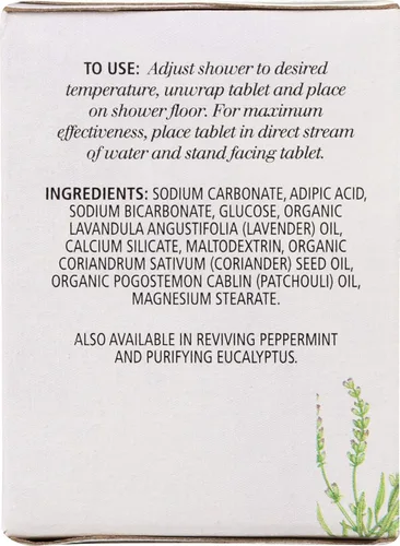 Miniatura 4 de Aura Cacia Tabletas de ducha de aromaterapia, lavanda relajante 3 ea (paquete de 2)