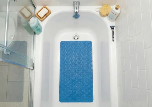 Miniatura 4 de NOVA Medical Products Alfombra de baño de goma, azul