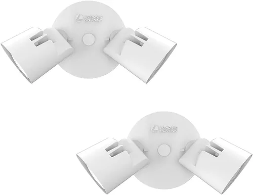 Miniatura 15 de Lithonia Lighting HomeGuard - 2 luces LED de inundación para exteriores, luces LED para exteriores, sensor de atardecer a amanecer, lúmenes Blanco
