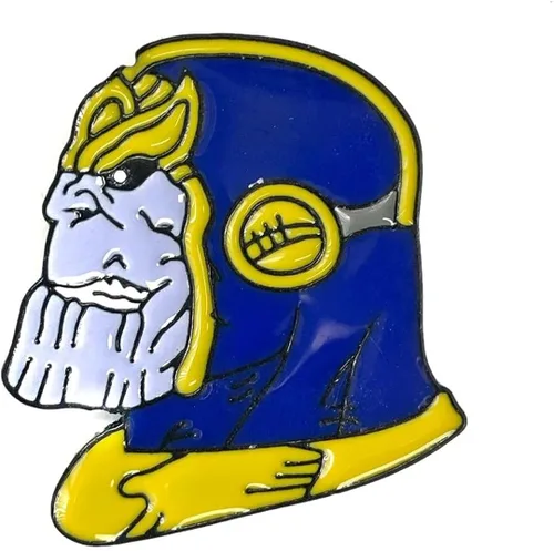 Miniatura 5 de OYSTERBOY 3 broches de esmalte de calidad premium Thanos el infinito guantelete guante ojo de Agamotto Super héroes símbolo para cosplay disfraz