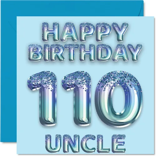 Miniatura 38 de Stuff4 Tarjeta de primer cumpleaños para niños, globo de fiesta con purpurina azul, tarjetas de feliz cumpleaños para niño de 1 año, nieto, hijo, 57