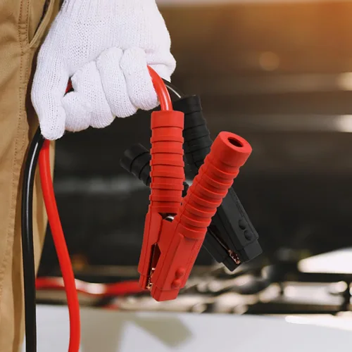 Miniatura 8 de ZESUPER - Cables de arranque de batería de alta resistencia 3000 AMP, 1 calibre, 20 pies, línea de arranque de emergencia para coche, furgoneta