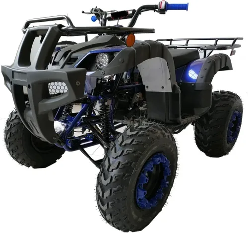 Miniatura 6 de HHH ATV Quad de 4 ruedas para adultos, de 200 cc, cuatrimoto, tamaño completo, para jóvenes, ATV para jóvenes y grandes (negro)
