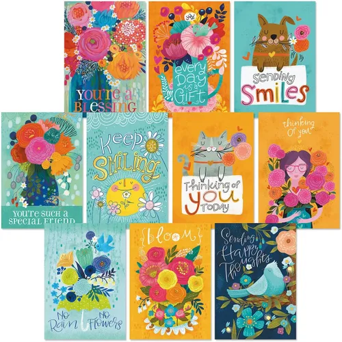 Miniatura 11 de Current Nature's Serenade Religious Thinking of You - Juego de tarjetas de felicitación de amistad, paquete económico de 20 tarjetas con sobres