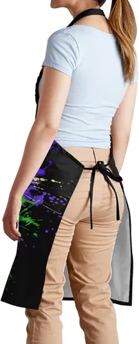 Miniatura 4 de Delantal ajustable impermeable para hombres y mujeres, chef, cocina, barbacoa, parrilla