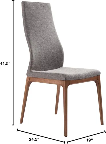 Miniatura 3 de Armen Living Silla de comedor Parker, gris