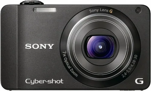 Sony DSC-WX10 Cyber-Shot 16.2 MP Exmor R CMOS Cámara fotográfica digital con zoom óptico gran angular 7x lente G y video Full HD 1080/60i (negro)