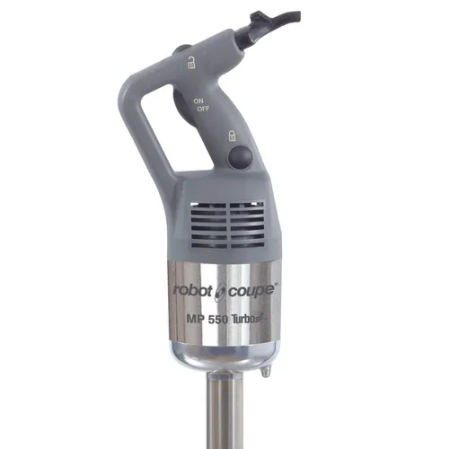 Miniatura 3 de Robot Coupe Mezclador de potencia comercial MP550 Mezclador de inmersión, eje de 21 pulgadas, 840 vatios, sola velocidad, campana y cuchillas