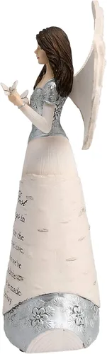 Miniatura 3 de Pavilion Gift Company Elements 82328 - Figura de ángel con mariposas, las mejores cosas de la vida, 8 pulgadas, color blanco