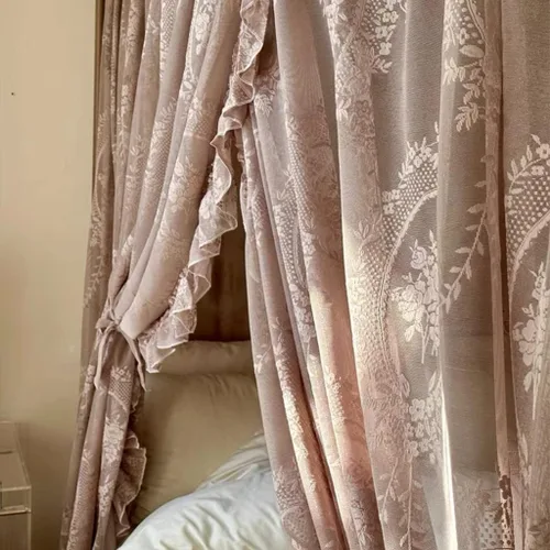 Miniatura 6 de Obokidly Oldshools - Mosquitera de encaje retro estilo moderno para niñas, adultos, mujeres, cama Queen King Cal