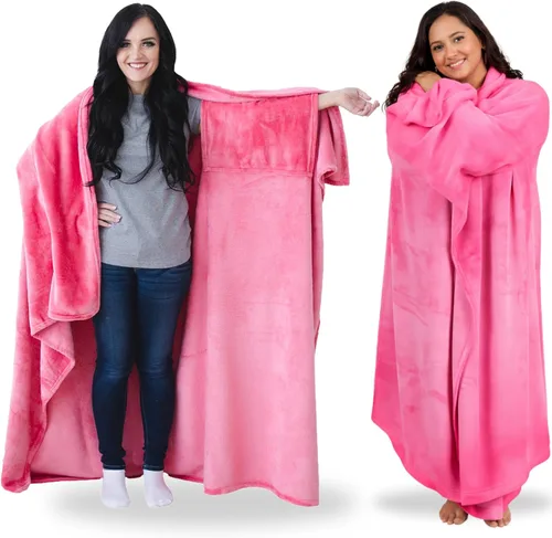 Miniatura 24 de Super Blanky Wearable Blankets for Women and Men, Graduation Day Gift for Her, Fathers Day Gift, Wife Birthday Gifts Ideas Azul Aurora